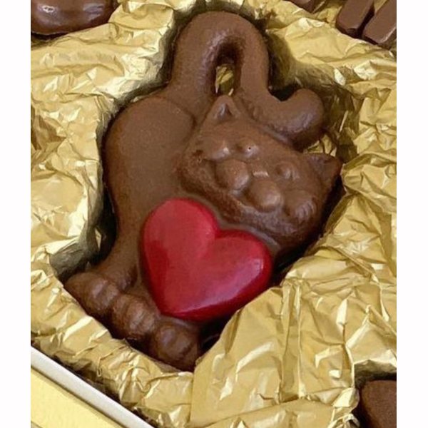 Heart Cat Chocolate Mold