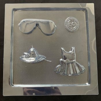 Baby Bottle, Stroller and Pacifier Chocolate Mold
