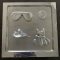 Glasses, Dress and Hat Chocolate Mold