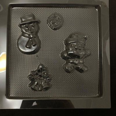 Santa & Snowman & Bell Chocolate Mold