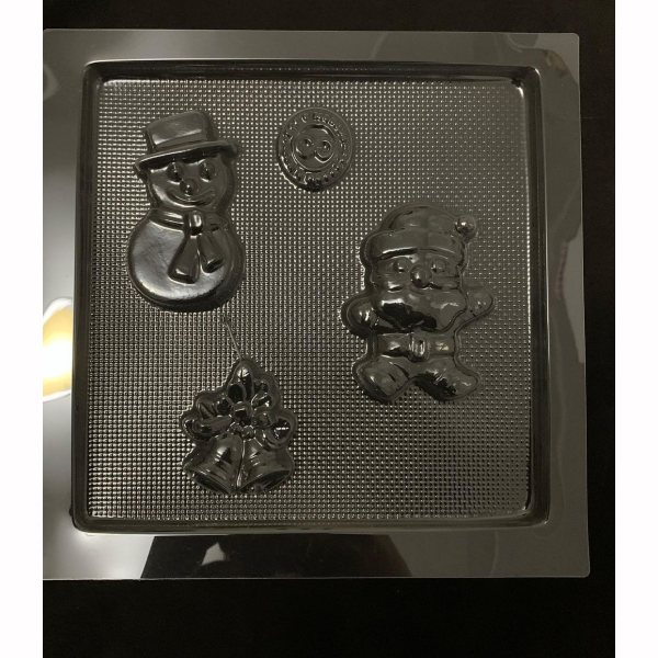 Santa & Snowman & Bell Chocolate Mold