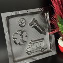 Syringe, Ambulance, Medicine Emblem Chocolate Mold